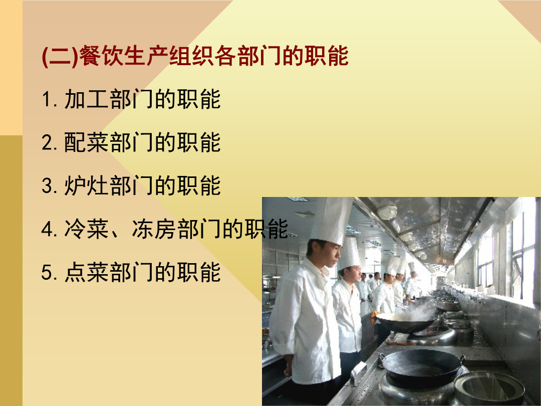 第7章 现代餐饮企业的生产管理